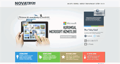 Desktop Screenshot of novateknoloji.com