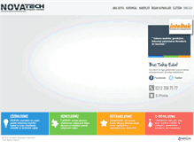 Tablet Screenshot of novateknoloji.com